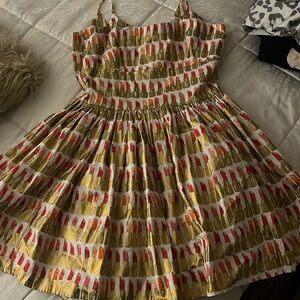 Lipstick print dress